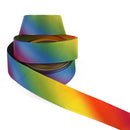 1" Rainbow Gradient Double Sided Ribbon