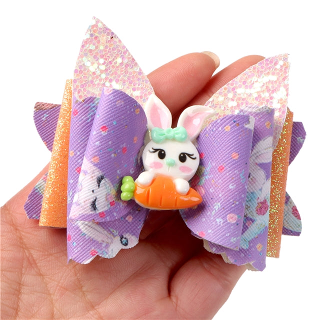 Purple Bunny Bow Kit