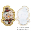 Snowman Pearl Shaker Resin