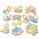 Dancing Fox Hollow Frame Pendant