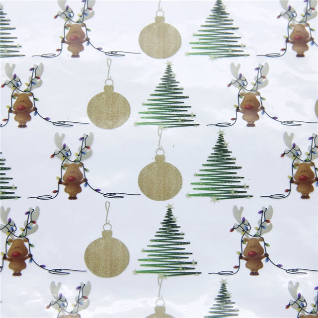 Christmas Deer Clear Jelly Sheet