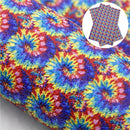 Rainbow Tie-Dye Chunky Glitter Sheet