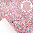 Pink Multicolor Chunky Glitter Sheet