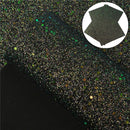 Yellow and Green Multicolor Fine Glitter Sheet