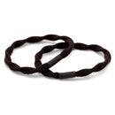 Brown Twist Ponytail Holder