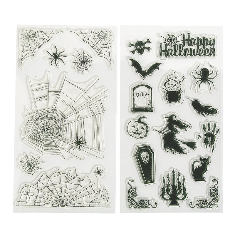 Clear Halloween Stamps