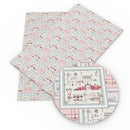 Valentine's Day in Paris Faux Leather Sheet