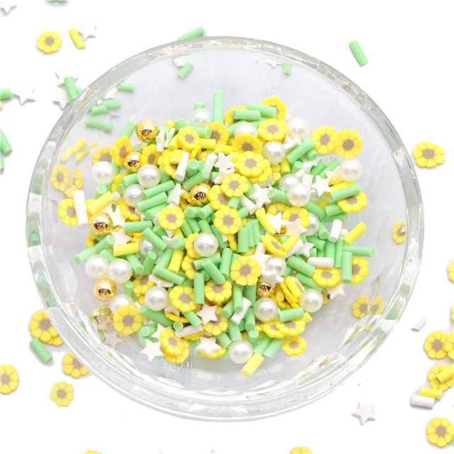 Yellow Flower Clay Mix 10g bag