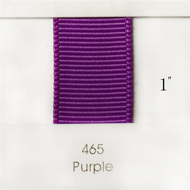 1" Solid Purple Ribbon