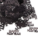 Black Happy New Year Sequins 10g bag