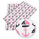 Nautical Faux Leather Sheet