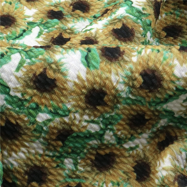 Scattered Sunflowers Bullet Liverpool Fabric - Half Yard