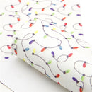 Medium Christmas Lights Fine Glitter Sheet