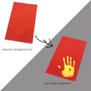 Heat Reactive Orange to Yellow Faux Leather Sheet