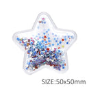 Fourth of July Star PVC Shaker Applique