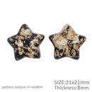 Gold and Black 3D Resin - Pack of 5