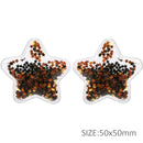 Halloween Star PVC Shaker Applique