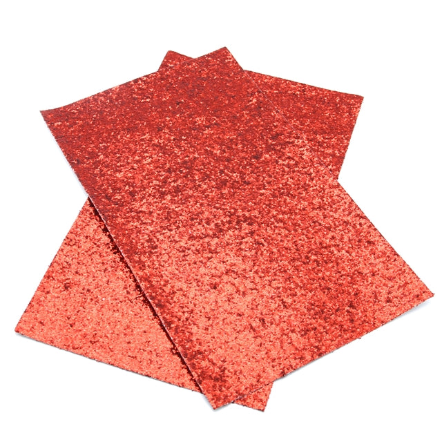 Red Chunky Glitter Sheet