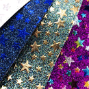 Foil Stars Fine Glitter Sheet