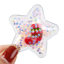 Christmas Star PVC Shaker Applique