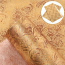 Gold Scales Bronze Faux Leather Sheet