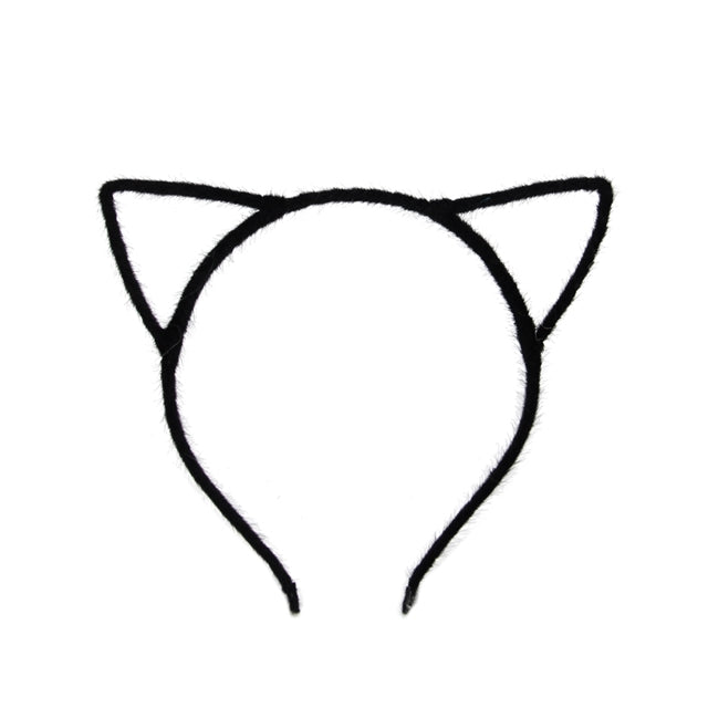 Velvet Cat Ears Headband