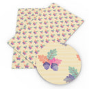 Purple Acorn Faux Leather Sheet