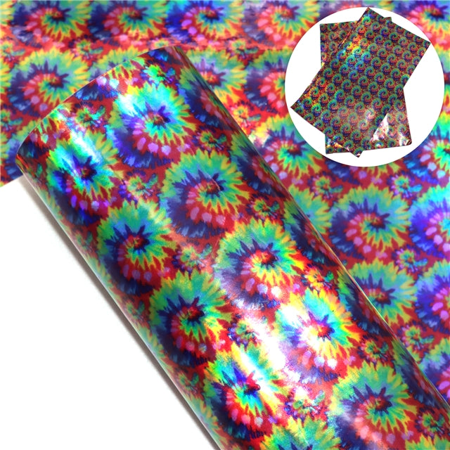 Rainbow Tie-Dye Laser Sheet