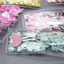 83mm Hearts and Shells PVC Shaker Snap Clip