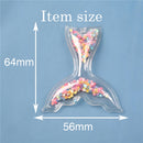 PVC Mermaid Tail Shaker Pendant