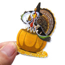 Turkey in a Pumpkin Shaker Resin