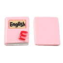 Pink English Book 3D Resin