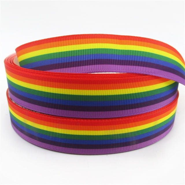 7/8" Rainbow Ribbon
