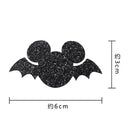 Halloween Glitter Felt Applique - Pack of 2