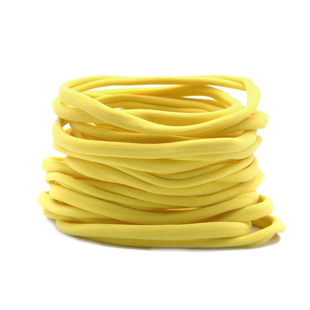 Yellow Nylon Headband