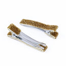 Glitter Lined Alligator Clips with Teeth - Pack of 5