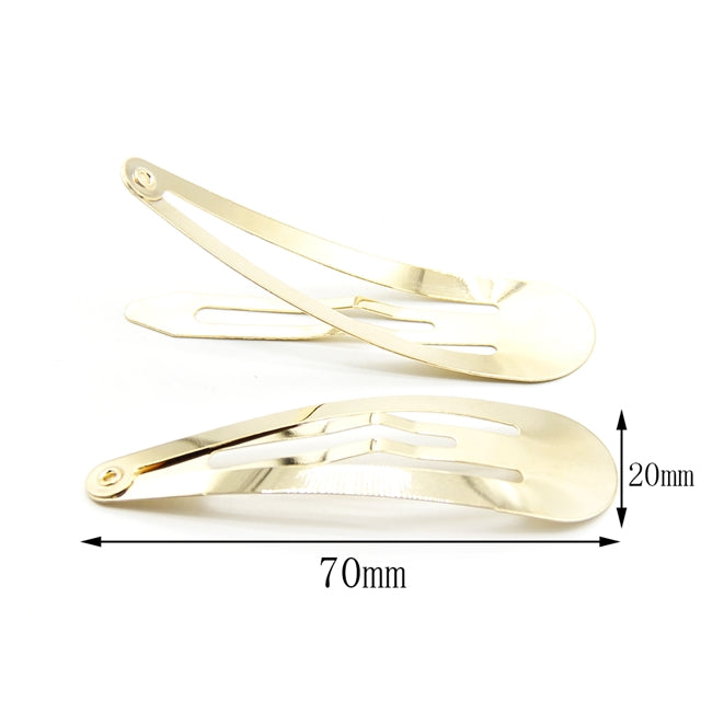 70mm Gold Snap Clip (Pack of 10)