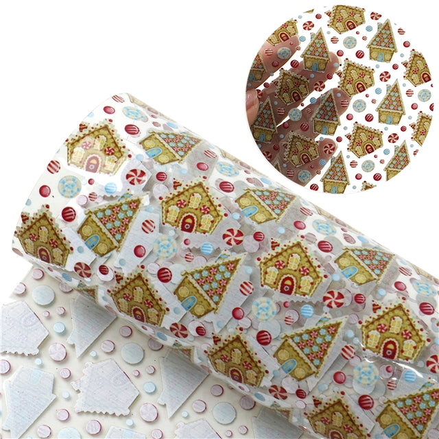 Gingerbread Houses Clear Jelly Sheet