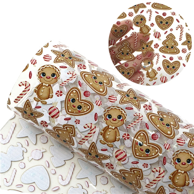 Happy Gingerbread Cookies Clear Jelly Sheet
