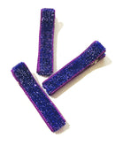 Glitter and Velvet Lined Alligator Clips - Pack of 3