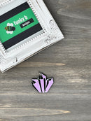Pink and Black Crystal Acrylic Charm