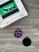 Purple Galaxy Pentacle Acrylic Charm