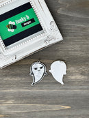 Doodle Ghost Acrylic Charm