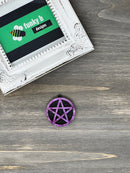 Purple Galaxy Pentacle Acrylic Charm
