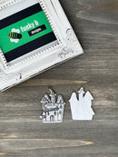 Doodle Castle Acrylic Charm