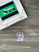 Doodle Castle Acrylic Charm