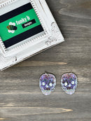 Skull of Trees Acrylic Charm