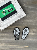 Creepy Coffin Acrylic Charm