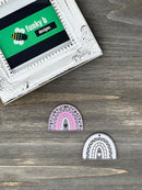 Clear Boho Rainbow Acrylic Charm