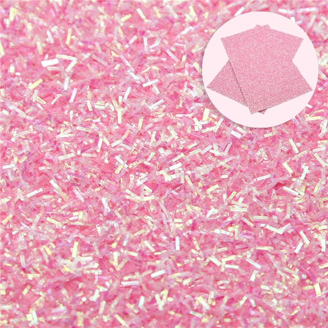 Dark Pink Iridescent Tinsel Sheet